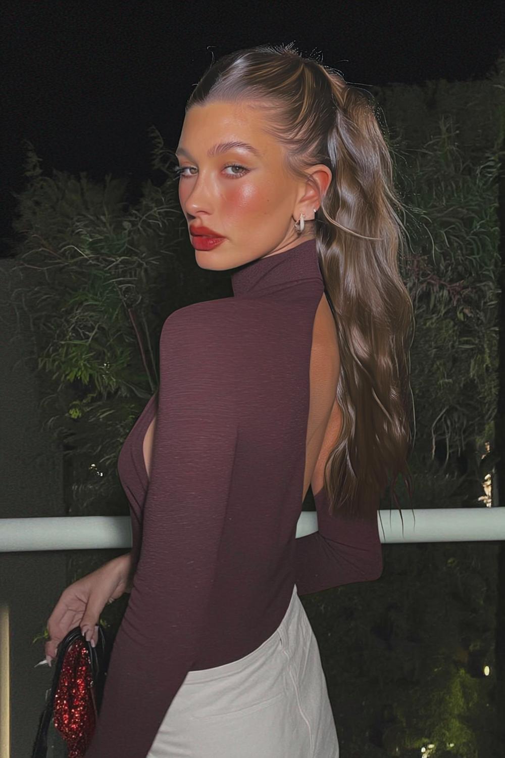 Elegante Haarspange als Akzent