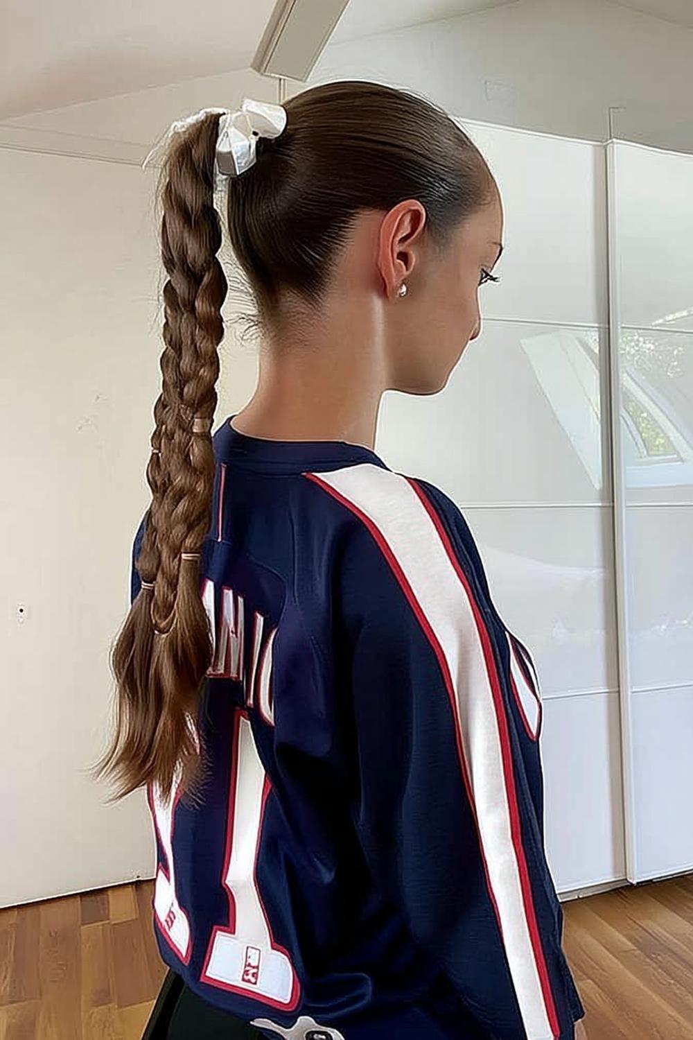 Hoher Twisted Ponytail