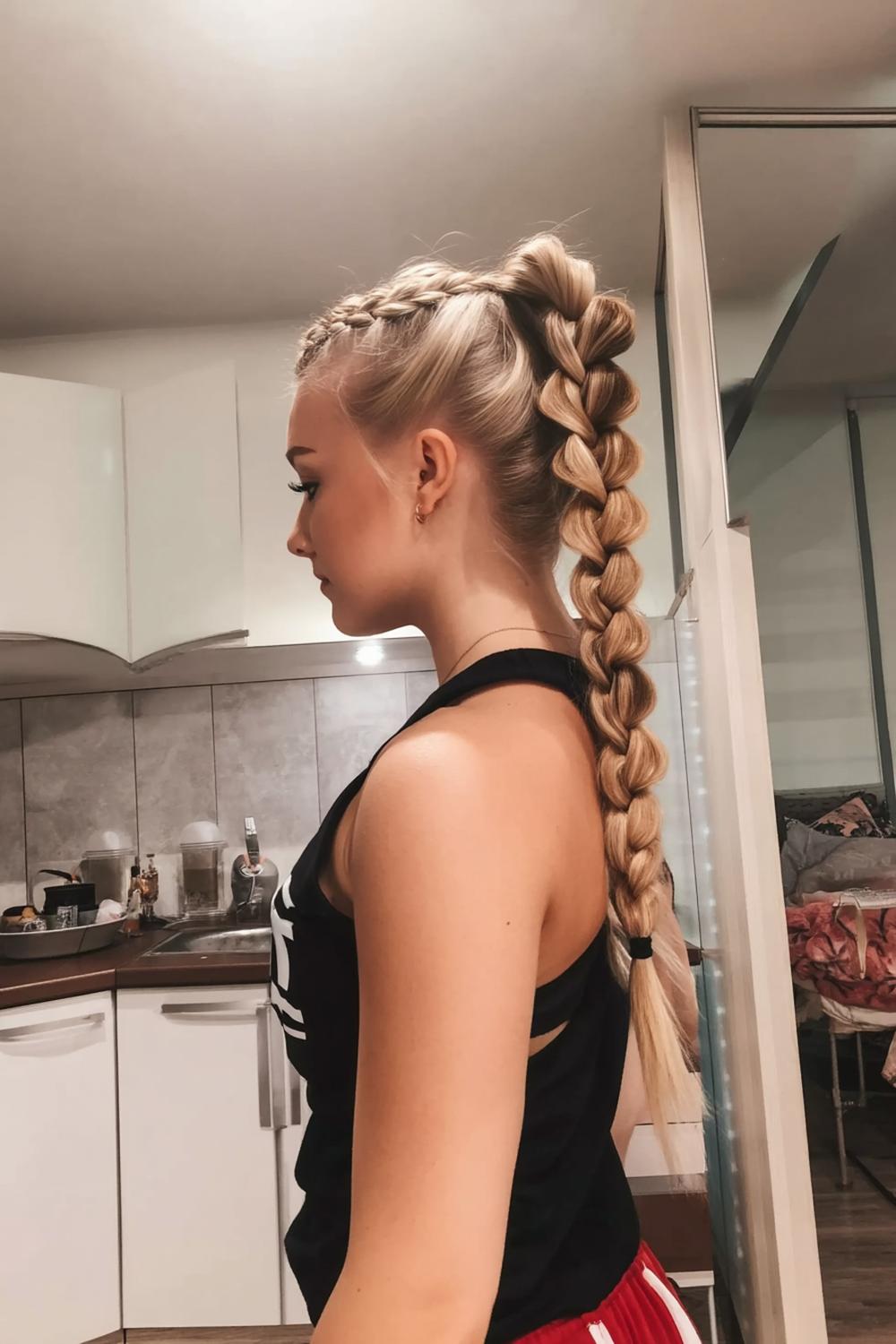 Lockerer Twist-Pferdeschwanz