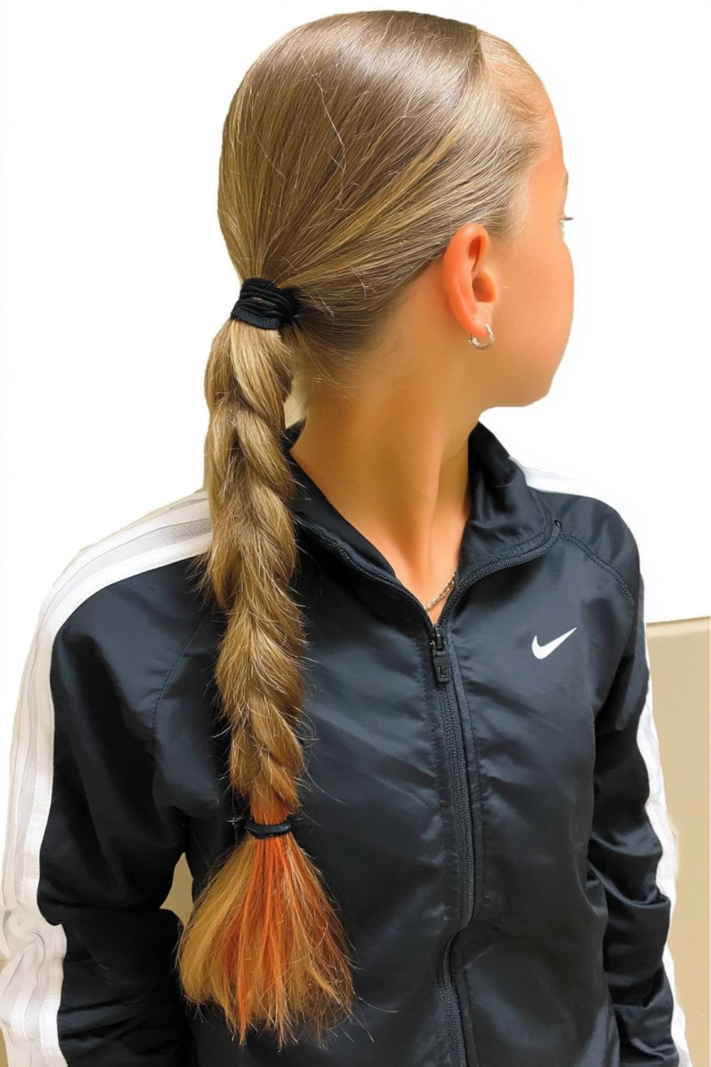 Sleeker Pferdeschwanz mit Twist