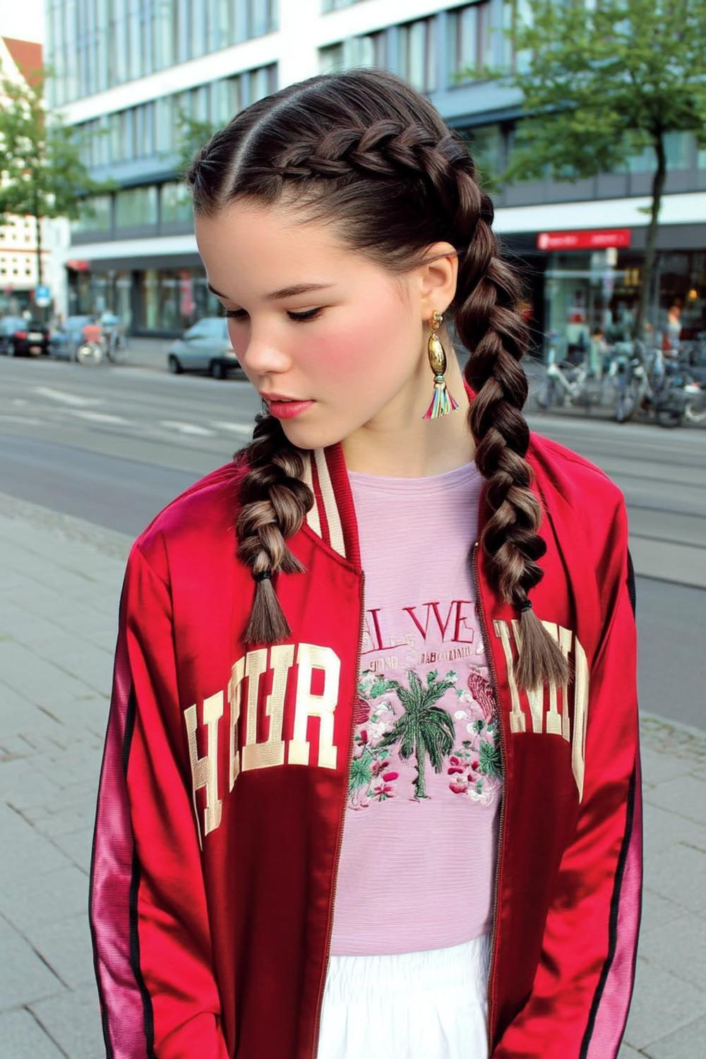 Sleeker Twisted Pferdeschwanz