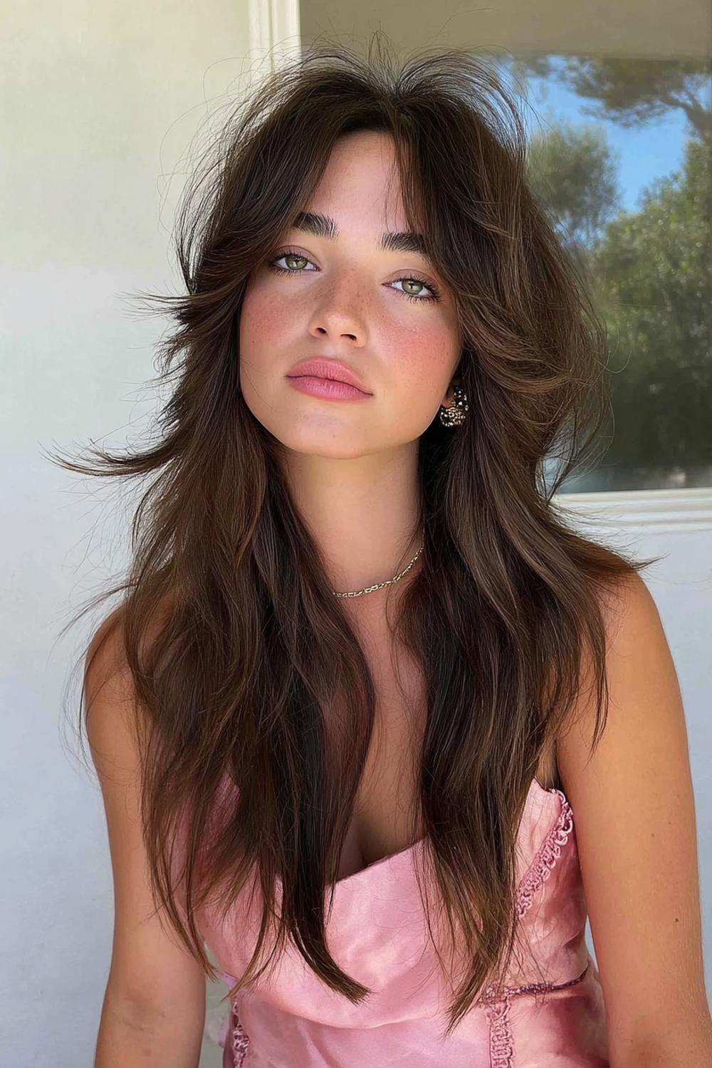 13. TikTok Haar Trend 2026: Shag Cut mit wispy Layers und Bewegung