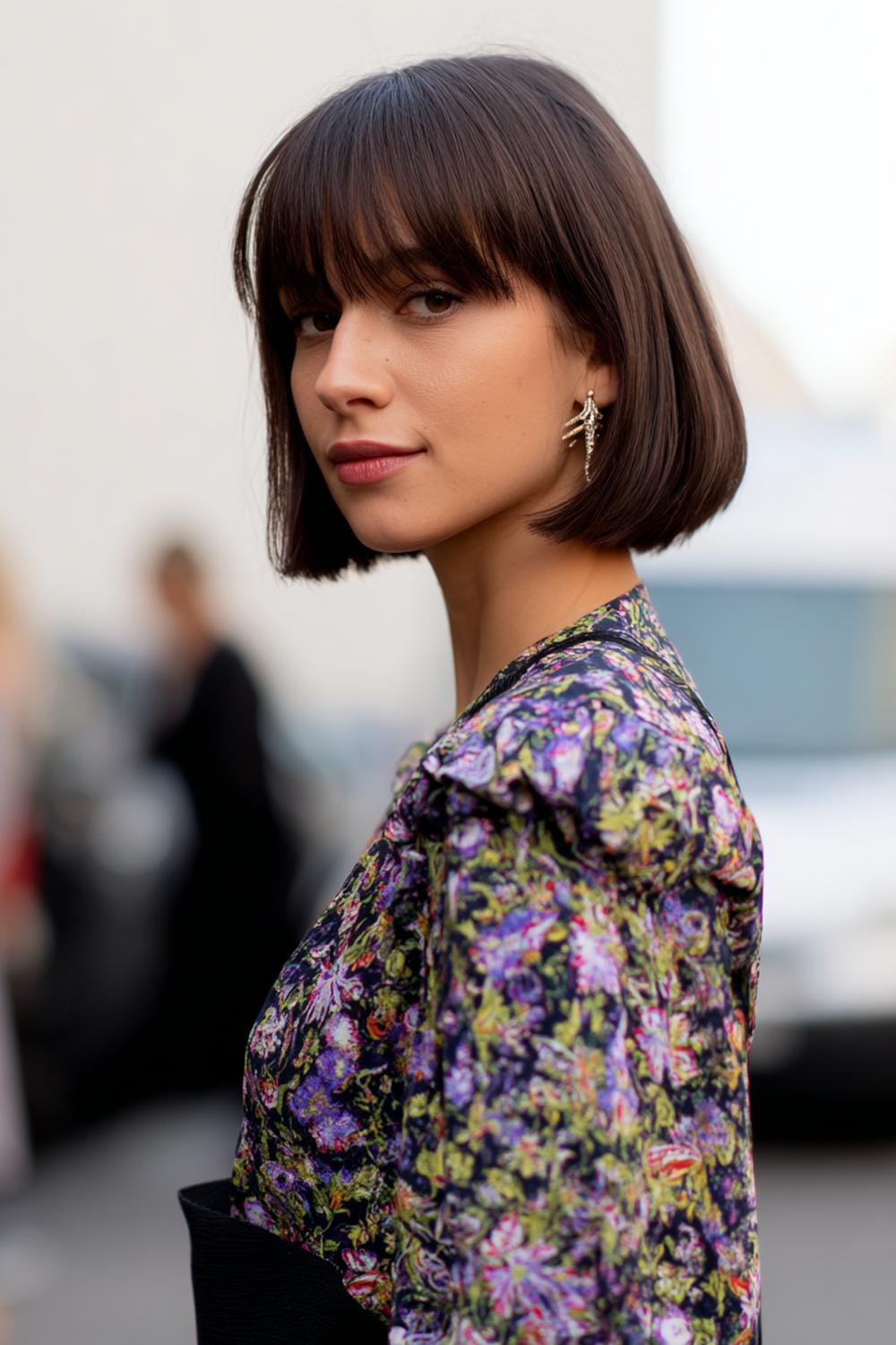 16. TikTok Haar Trend 2026: French Bob mit kurzem Pony und Textur