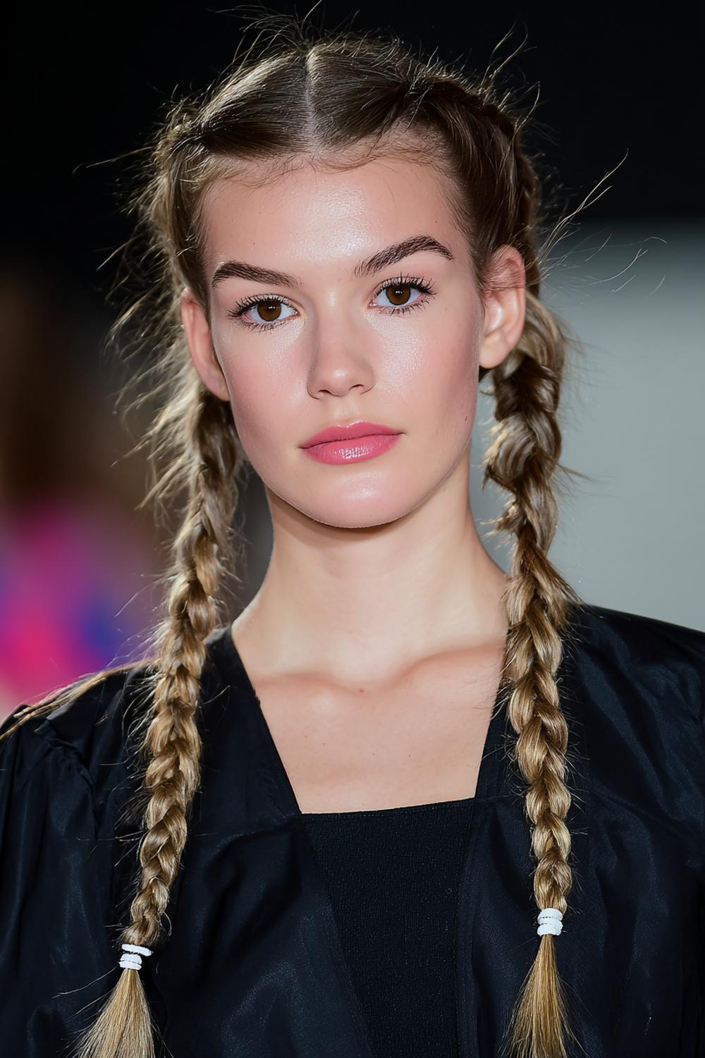 8. TikTok Haar Trend 2026: Boxer Braids mit scharfem Mittelstreifen