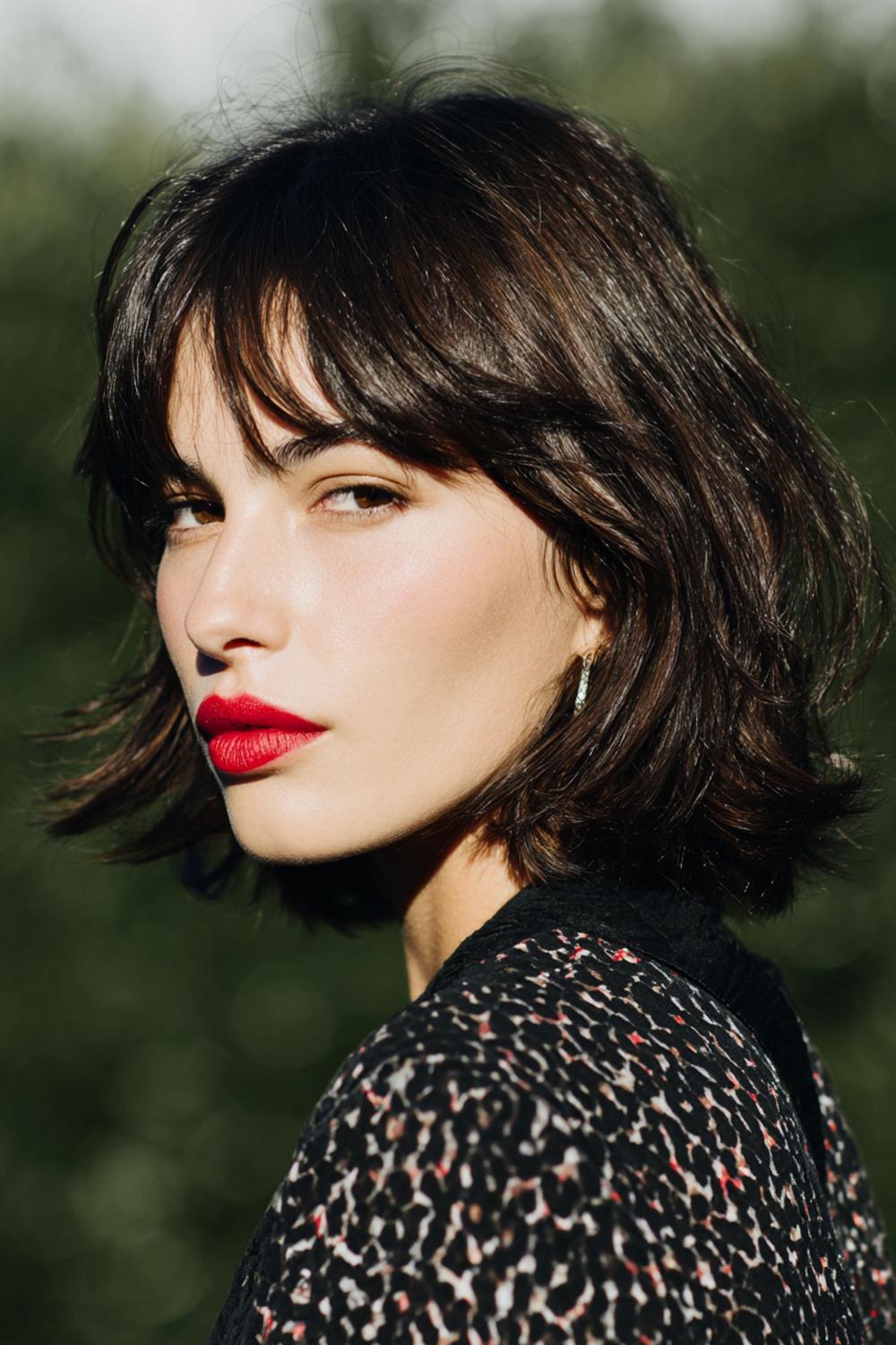 5. Trendige Haarideen 2026: Französischer Bob mit Mikro-Textur