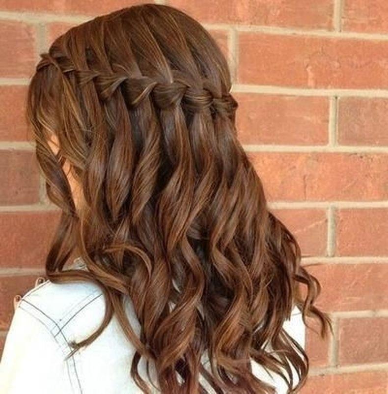 Wasserfall Zopf dicke Haare