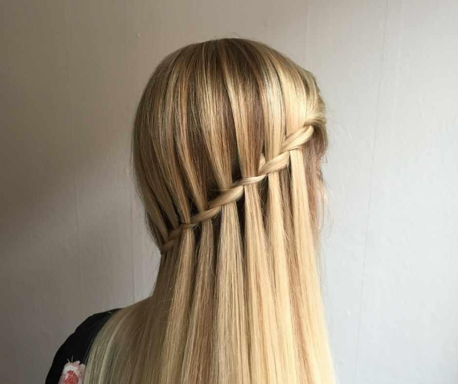 Wasserfall Zopf feines Haar