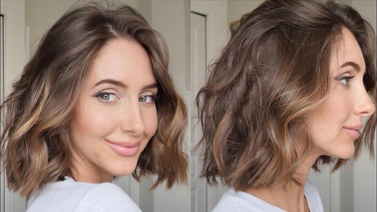 Pflegeleichter kurzer Wavy Bob