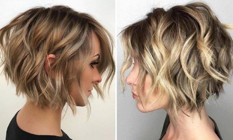 Wavy Bob für feines Haar mit Volumen