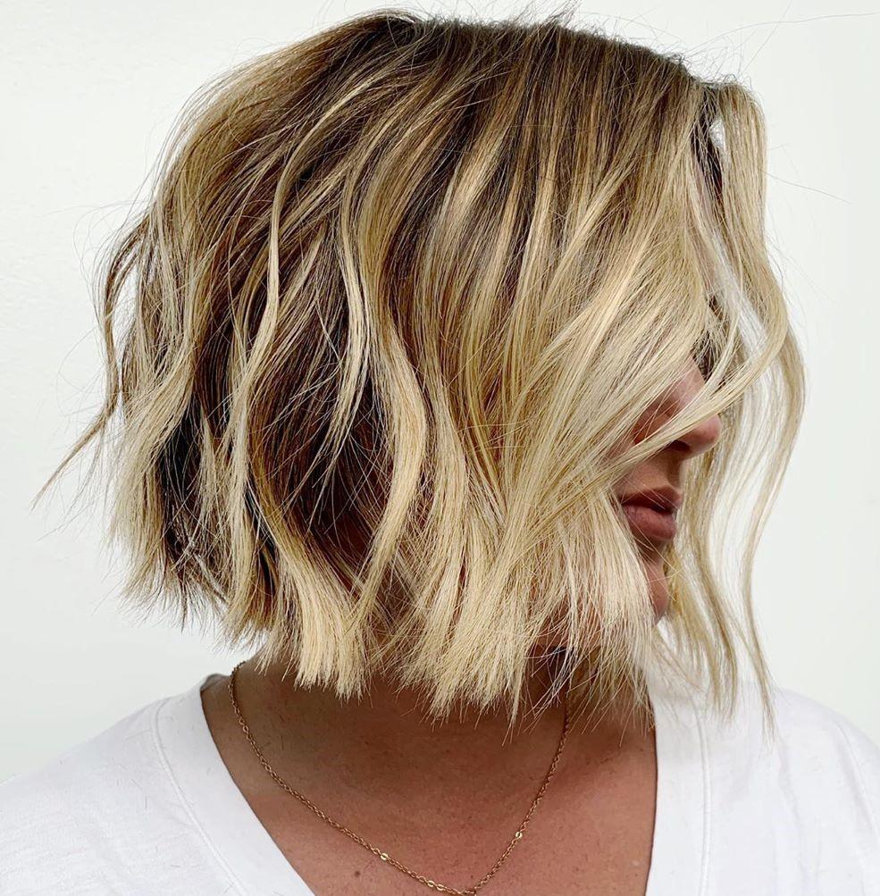 Strukturierte Beach Waves Bob