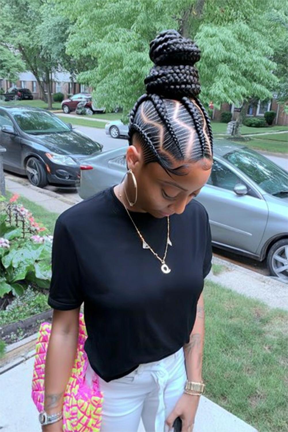 Geflochtener Zickzack-Knoten