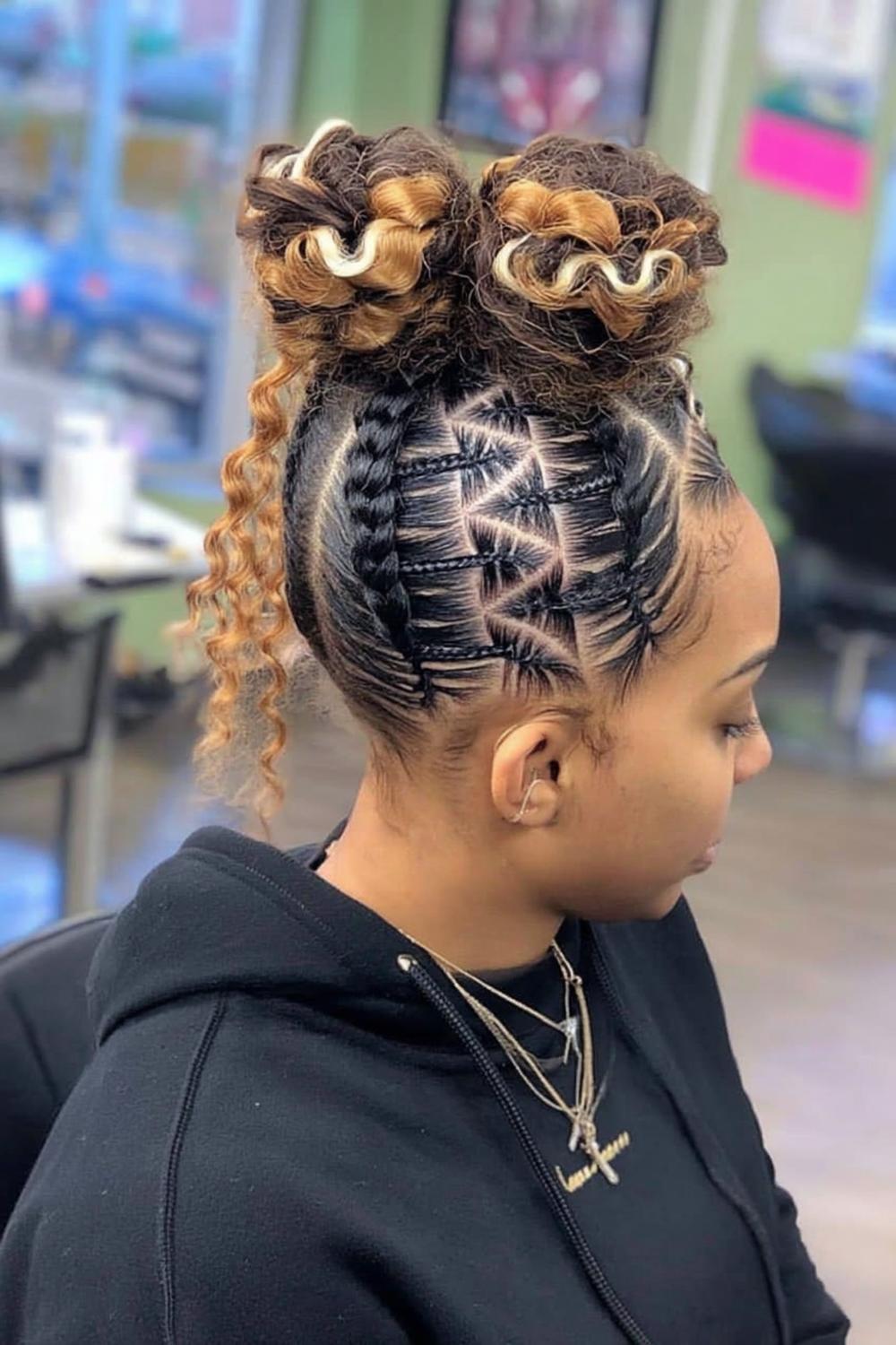 Seitlicher Zickzack-Knoten