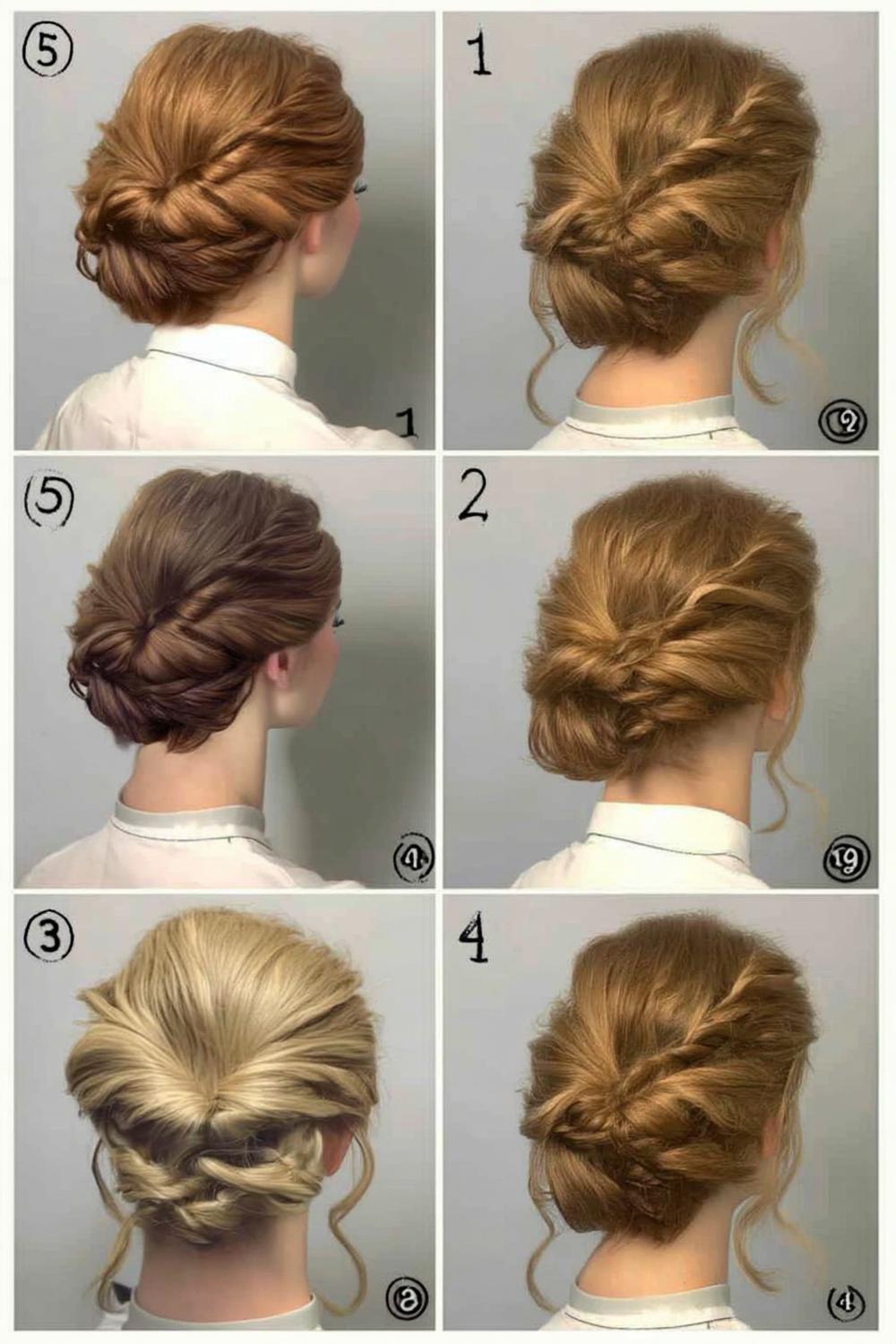 Slicked Back Zickzack-Knoten