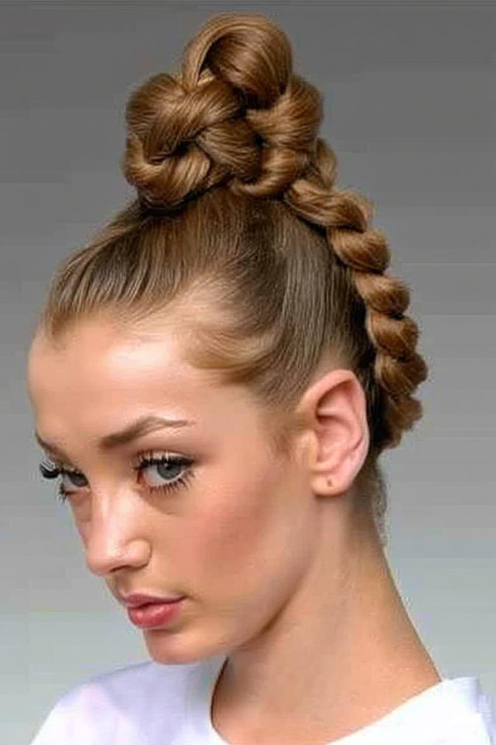 Texturierter Locken-Zickzack-Look