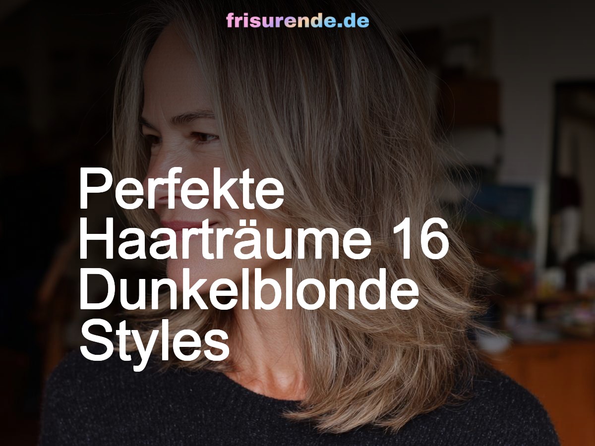 Perfekte Haarträume 16 Dunkelblonde Styles